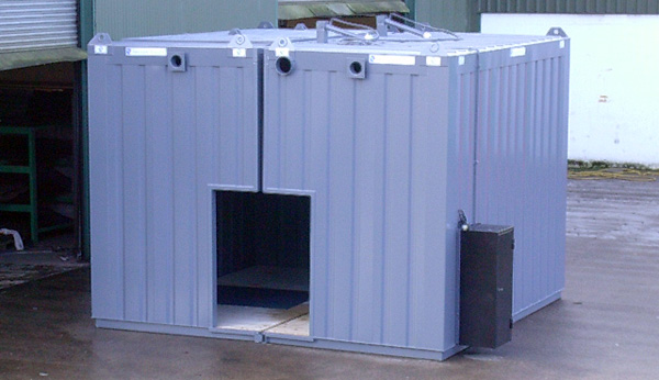 Biomass Boilers Secure Storage & Pellets Storage